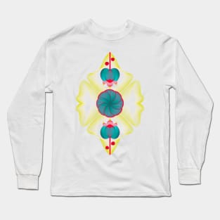 kitsch flowers Long Sleeve T-Shirt